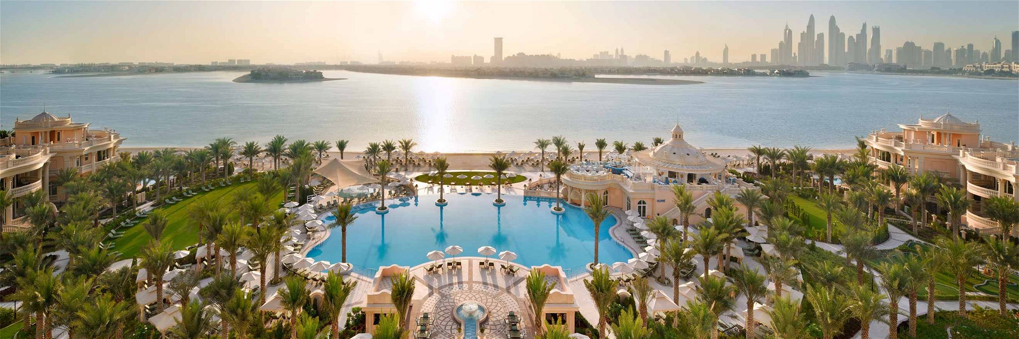 Das «Raffles the Palm Dubai» wird auf 100'000 Quadratmetern auf dem West Crescent der Palm Jumeirah liegen.