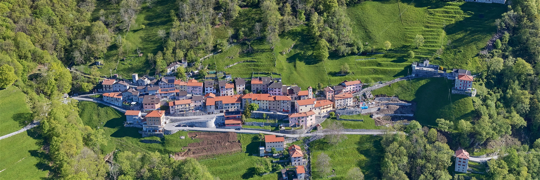 Das kleine Dorf Scudellate liegt im Süden des Tessins