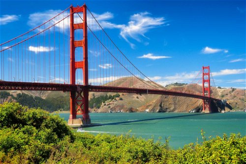 PLATZ 3 Golden Gate Bridge, San Francisco, USA