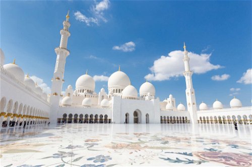 PLATZ 6 Scheich-Zayid-Moschee, Abu Dhabi, Vereinigte Arabische Emirate