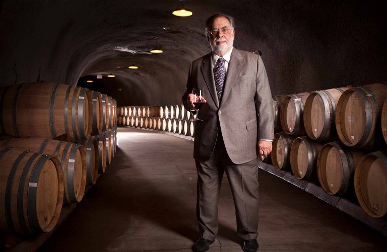 Regielegende Francis Ford Coppola war schon im Weinbusiness aktiv, bevor er als Filmemacher durchstartete: 1970 erwarb er das Weingut »Inglenook« im Napa Valley.