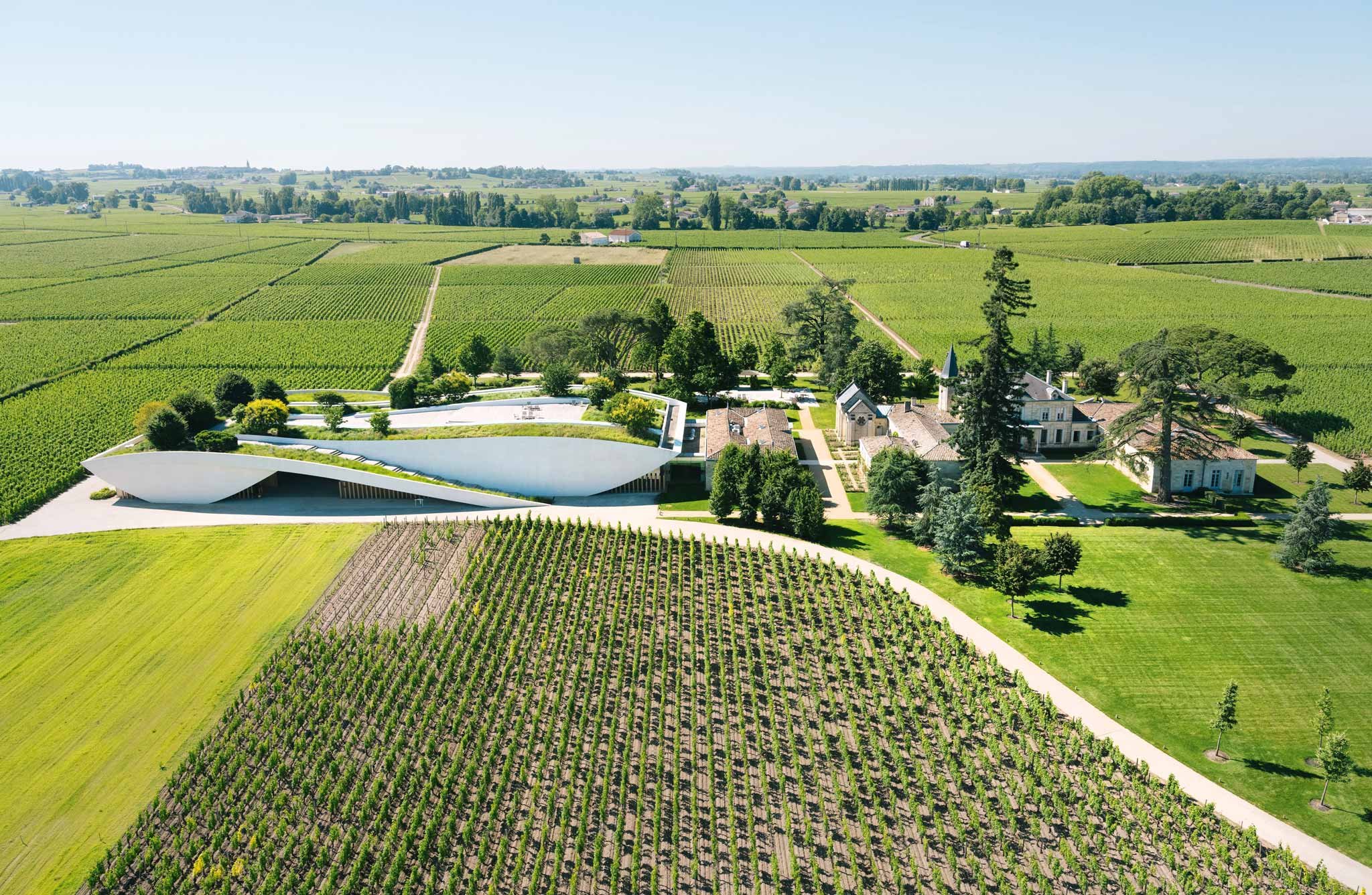 Die Rebflächen von Château Cheval Blanc&nbsp;liegen an der Grenze zur Nachbar-AOC Pomerol.&nbsp;