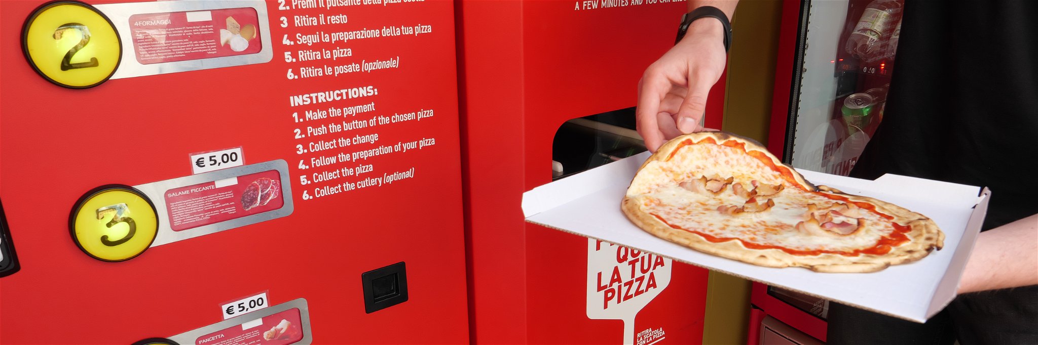 Rome Debuts Pizza Vending Machine