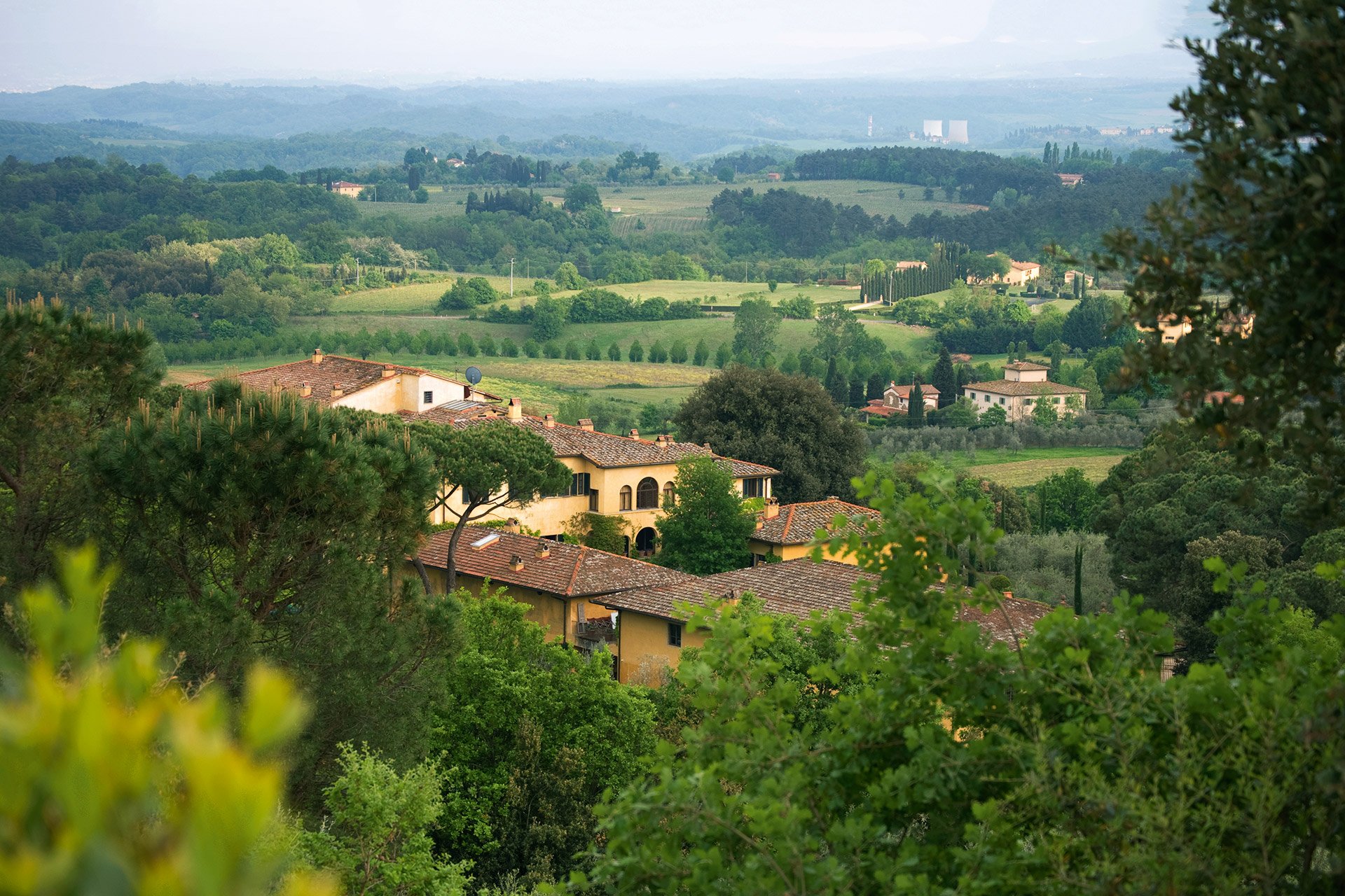 The beauty of the Tuscan landscape.