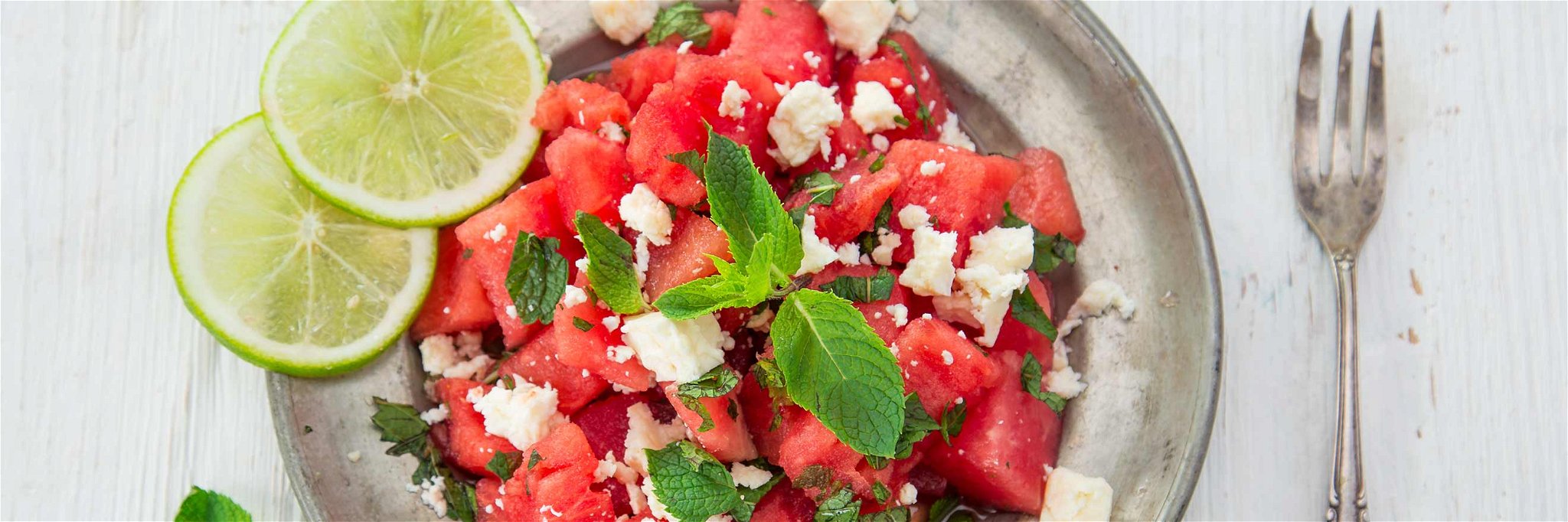 Ein Sommer-Klassiker: Melonensalat mit Feta