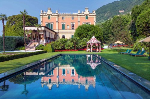 Die »Villa Feltrinelli« bietet Unterkunft und Verpflegung auf höchstem Niveau.