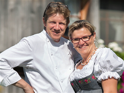 Die Gastgeber des «Gasthaus zum Gupf» Walter und Manuela Klose