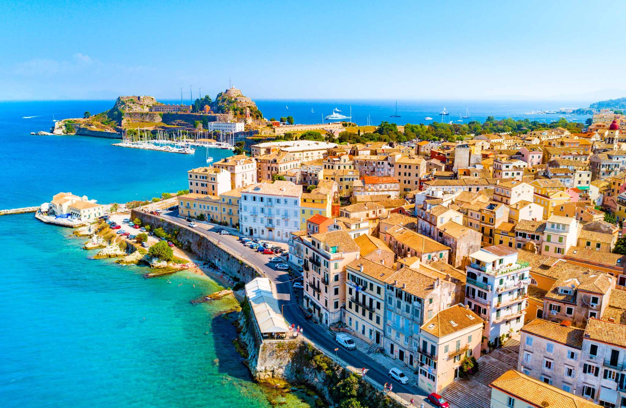 Die Altstadt von Korfu zählt zum UNESCO-Weltkulturerbe.