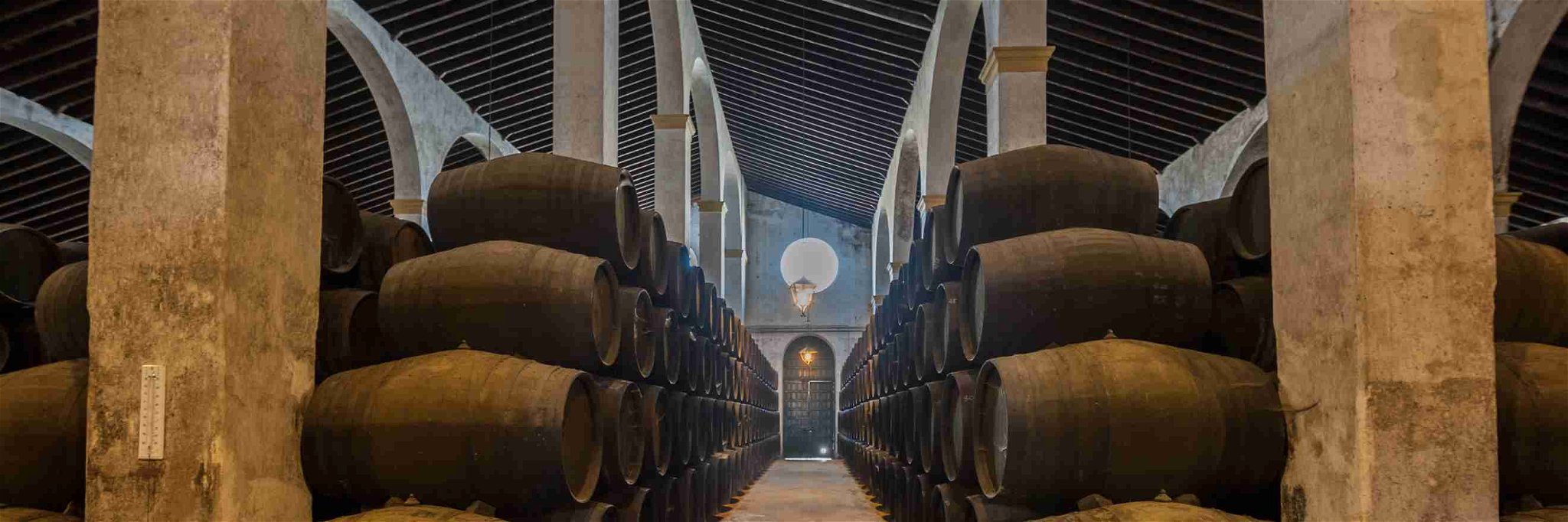 A Typical Sherry Bodega in Jerez, Spain