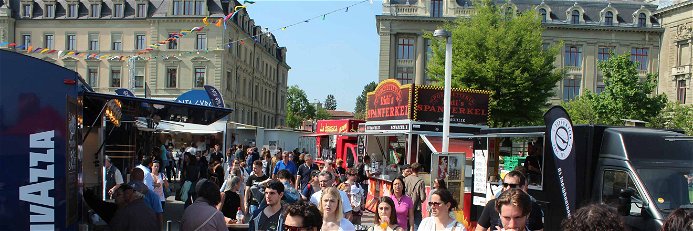 Auftakt zum 10. Street Food Festival in Bern
