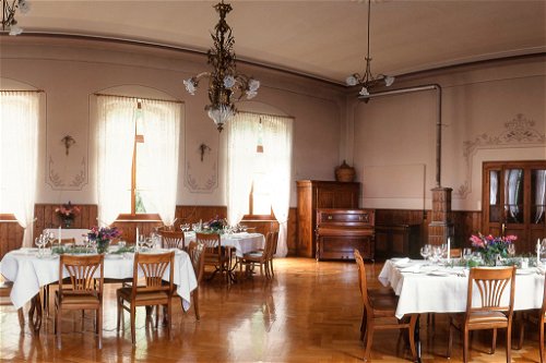 Die historische Gaststube im «Gasthaus Bad Osterfingen».