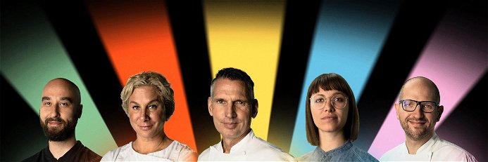 Mitja Birlo, Ana Roš, Heiko Nieder, Rebecca Clopath und Rolf Fliegauf kochen im November bei «The 5».