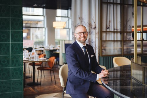 «Ameron Bellerive au Lac»-General Manager Mattias Larsson im neuen Restaurant «Studio Bellerive»