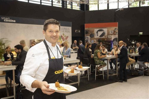 Leo Aichinger, Executive Chef bei Transgourmet »Cook«, serviert nachhaltige Delikatessen.
