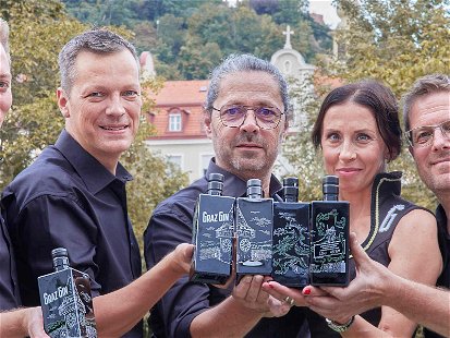 Die Protagonisten von »Home of Spirits« (v. l.): Thomas Wohlmuth, Herbert Traumüller, Wolfgang Thomann, Yvonne Jaworski und Bernd Brünner.
