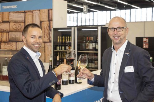 Gerald Schragen und Andreas Hayder, Category Management Transgourmet »Trinkwerk«.