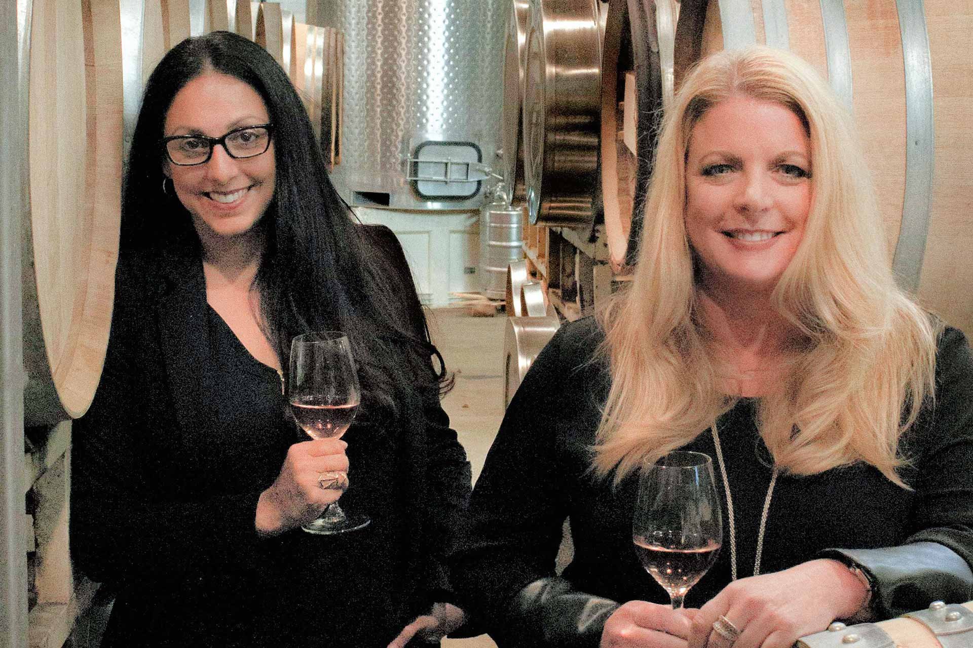Co-founders of House of Saka,&nbsp;Cynthia Salarizadeh (left) with expertise in the cannabis business&nbsp;and Tracey Mason (right) with experience in the wine-trade.