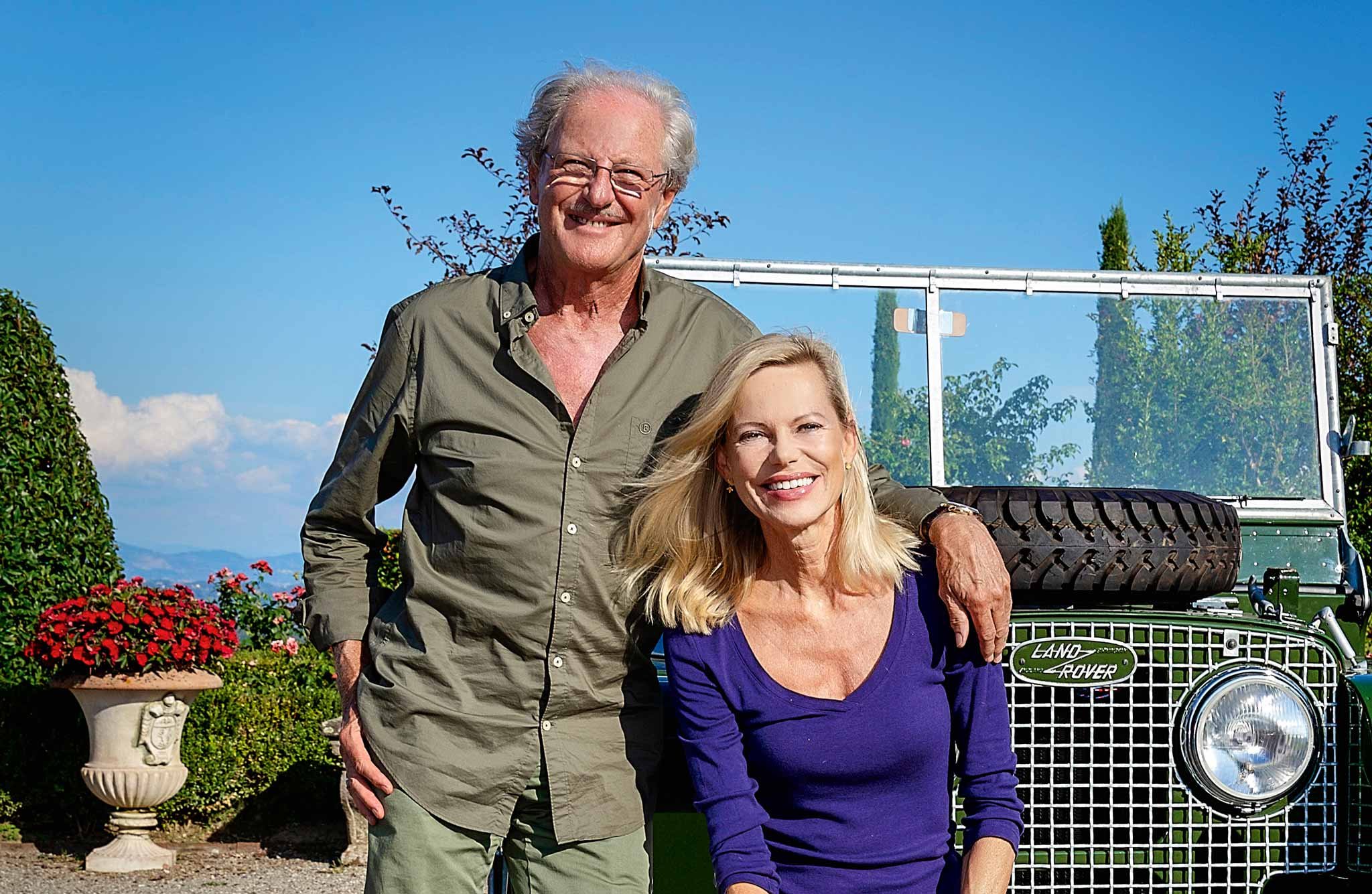 Wolfgang Reitzle und Nina Ruge fühlen sich in ihrer Villa Santo Stefano sehr wohl.&nbsp;