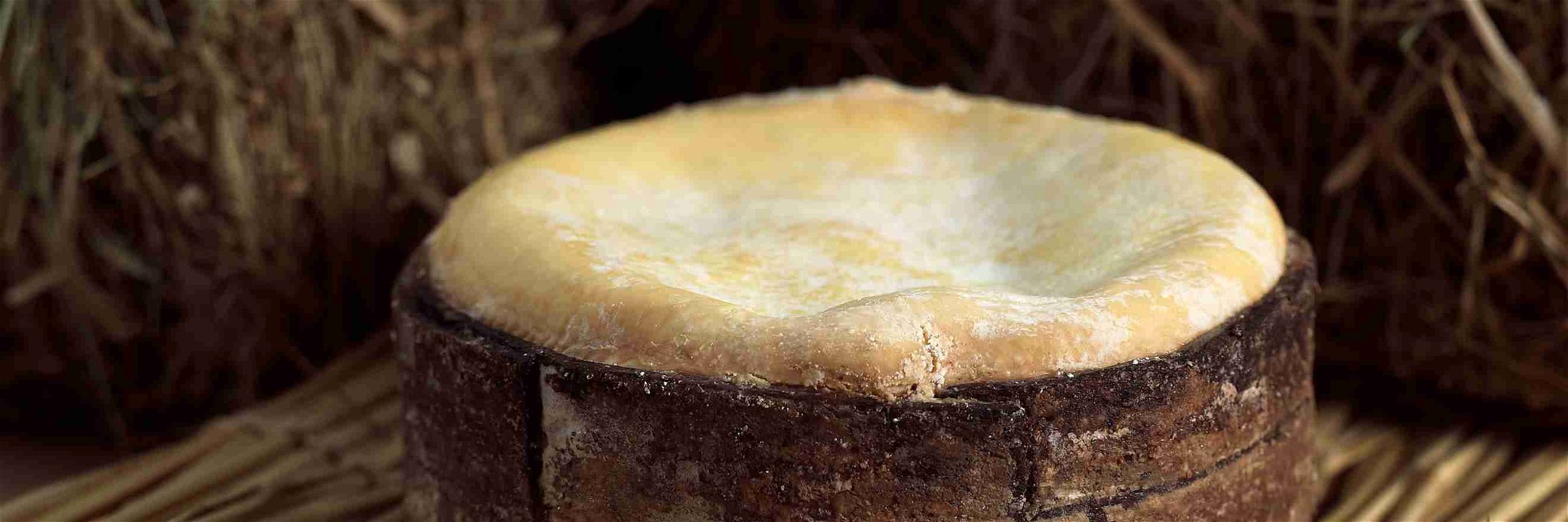 A Vacherin cheese with its spruce band