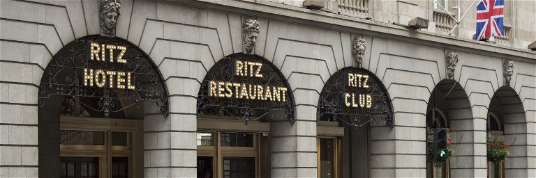 The Ritz hotel in London's Piccadilly.
