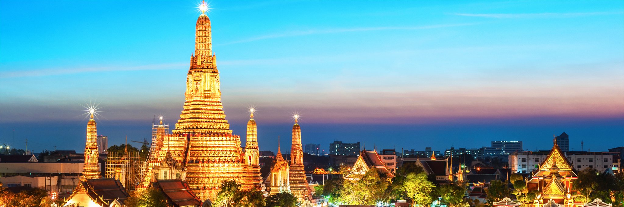 A view of the Wat Arun temple in the Thai capital Bangkok.