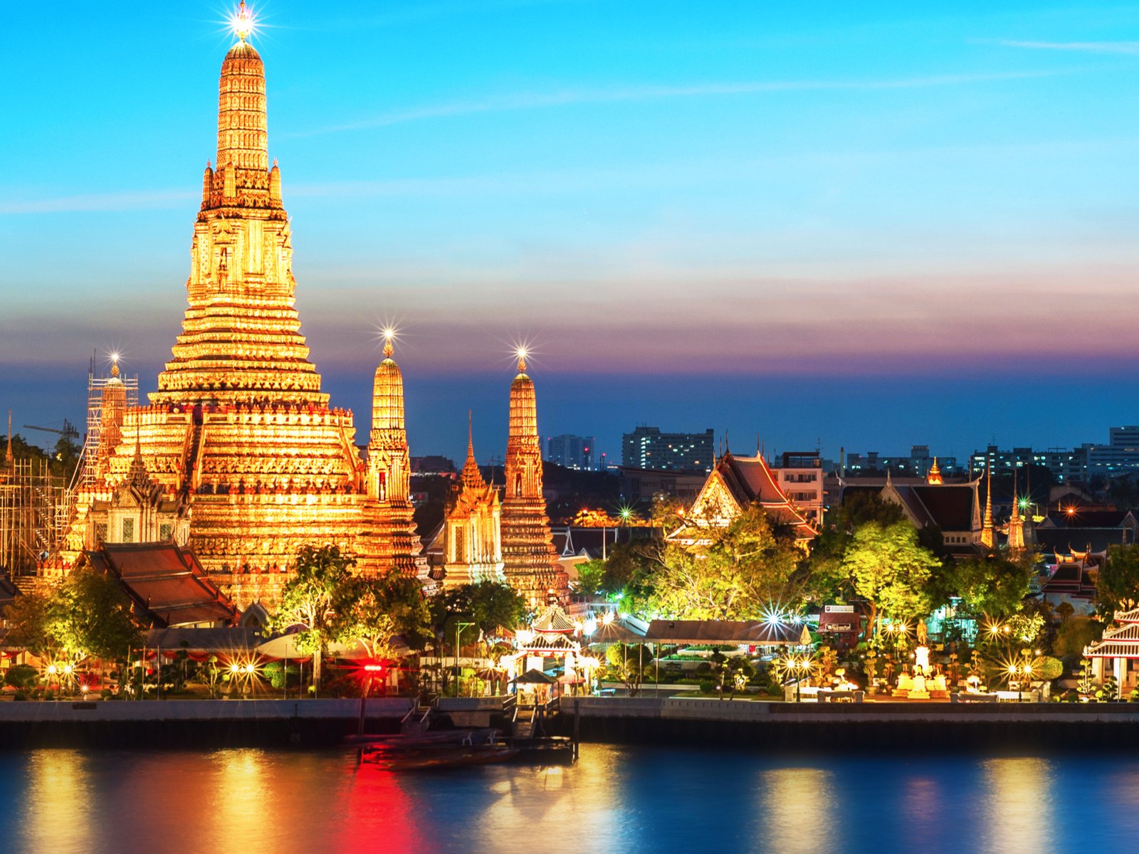 A view of the Wat Arun temple in the Thai capital Bangkok.