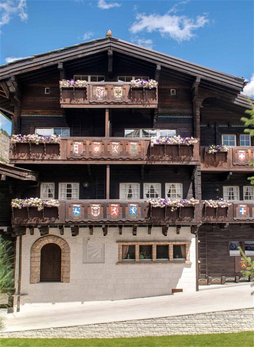 The sauna of the "SchlossHotel Zermatt"