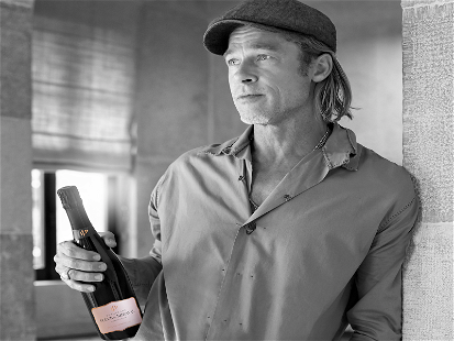 Brad Pitt Releases His New Champagne Costing $400