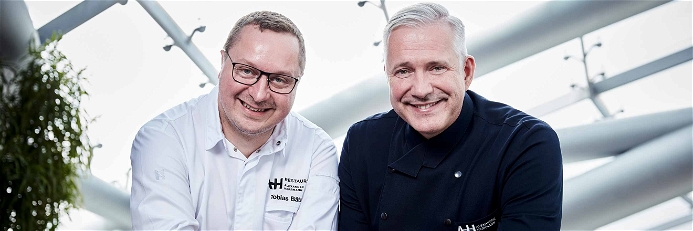 Küchenchef Tobias Bätz und Gastronom Alexander Herrmann