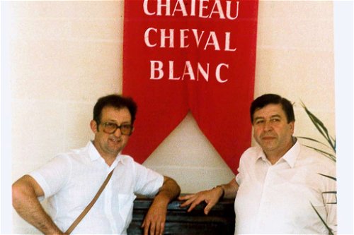 Anton Kollwentz und Hans Igler bei dem&nbsp;Château Cheval Blanc