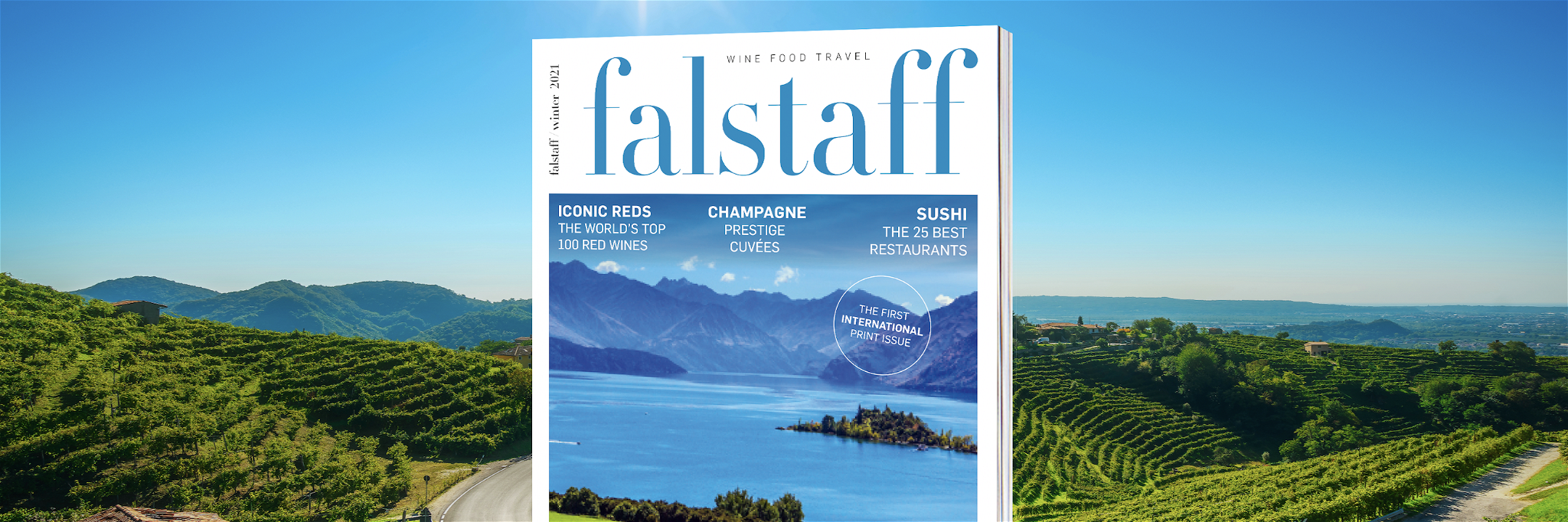 Falstaff Magazine, a new glossy publication dedicated to wine, food and travel.&nbsp;