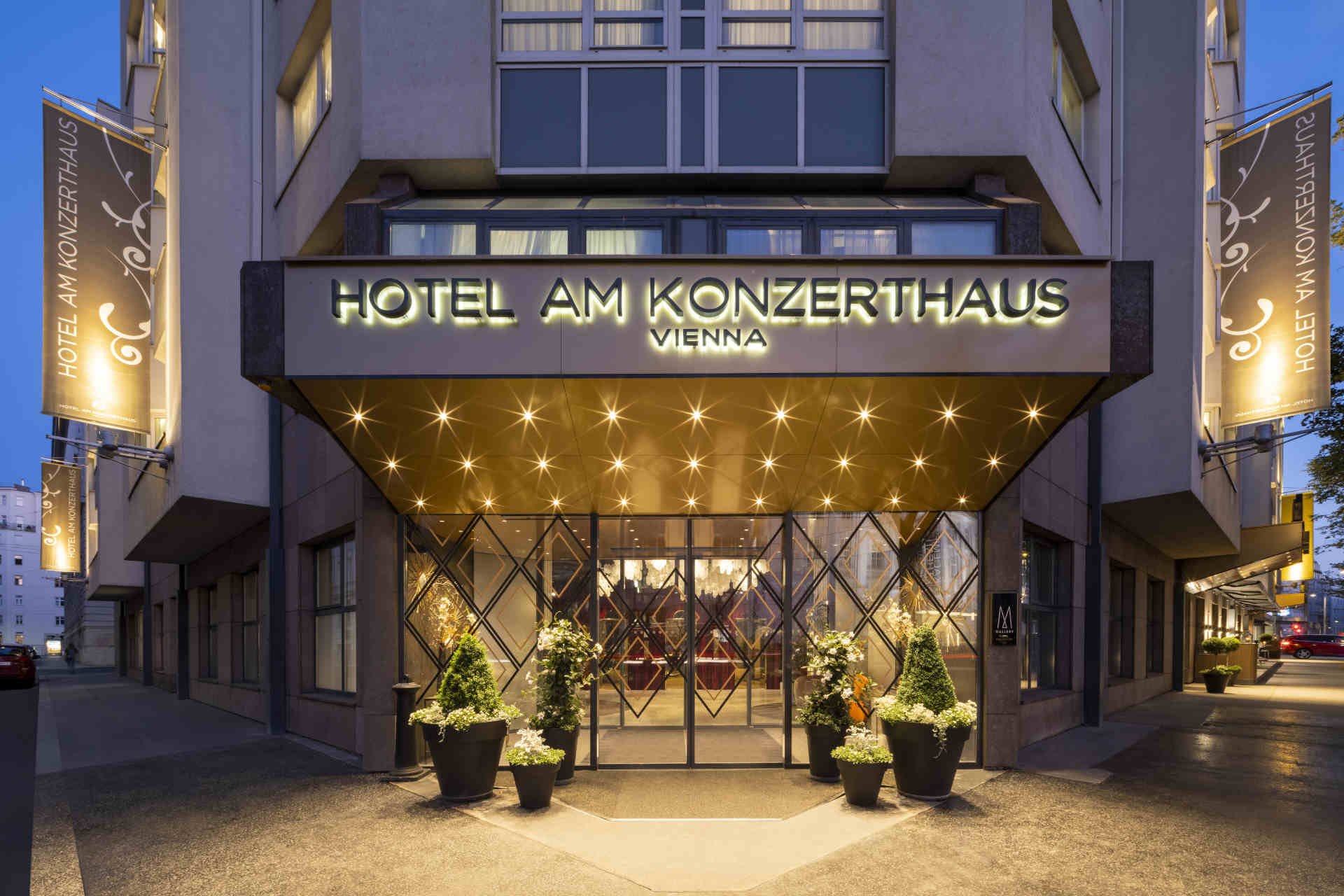Der Eingang des »Hotels am Konzerthaus Vienna«.