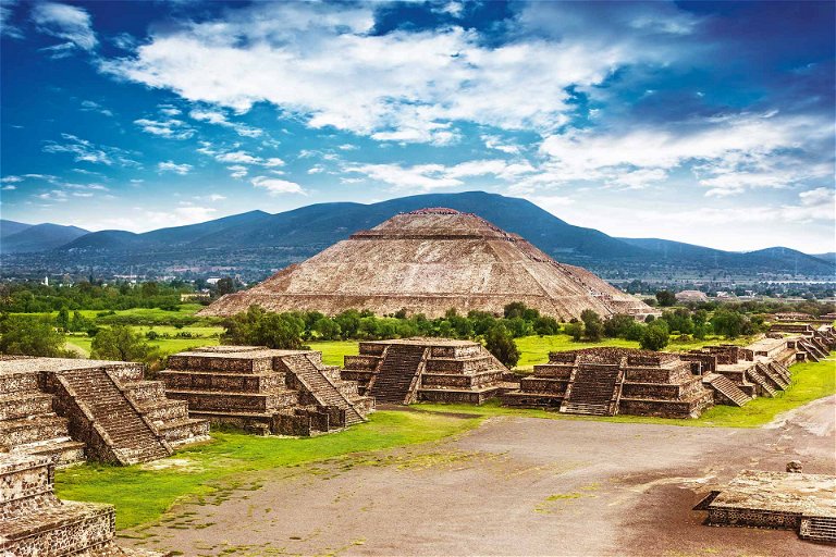 Die Ruinenmetropole Teotihuacán in Zentralmexiko war einst die grösste Stadt auf dem amerikanischen Kontinent. Wer sie gebaut hat, weiß man bis heute nicht.