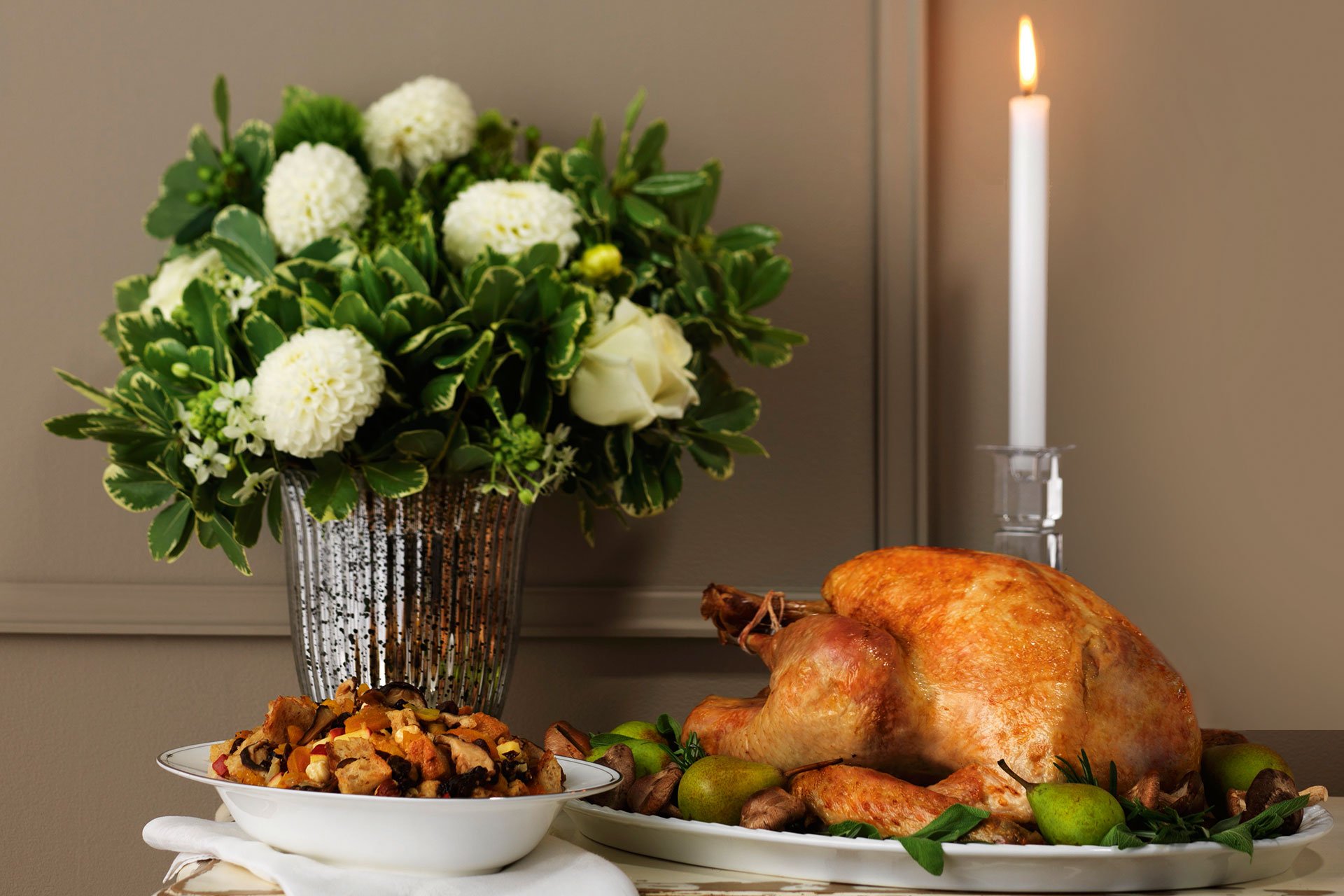 Kein Weihnachtsessen ohne Truthahn: Geschätzte 70 Millionen «Turkeys» werden alljährlich zwischen «Thanksgiving» und «Christmas Eve» verspeist.