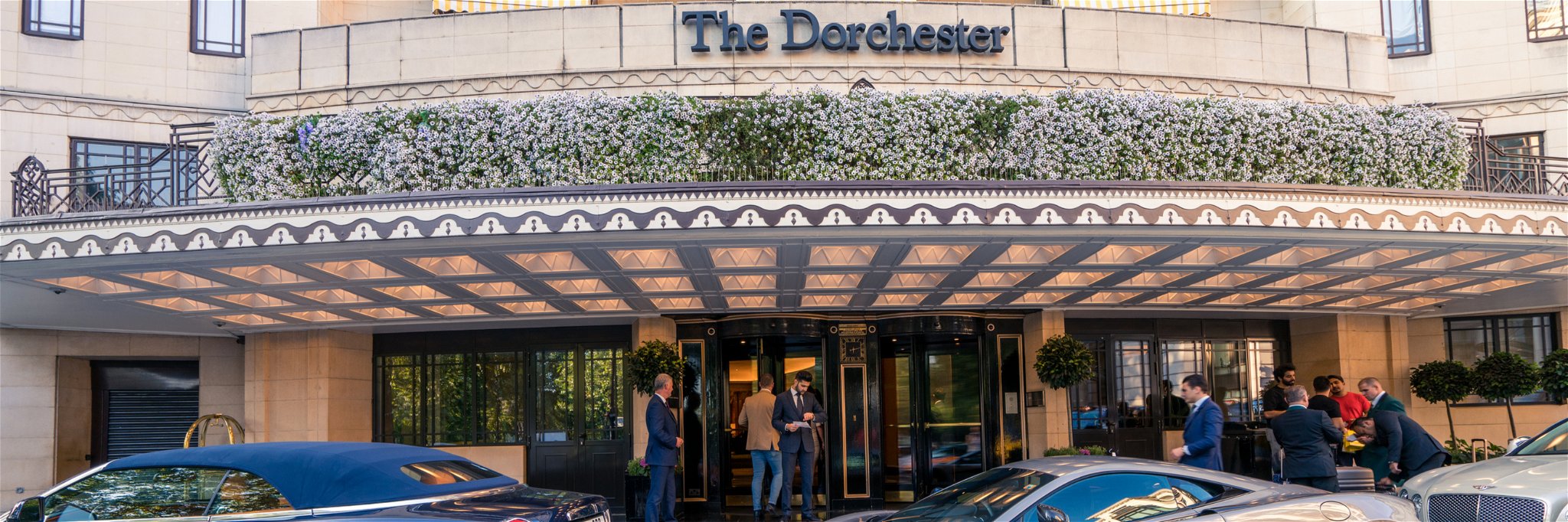 The five-star Dorchester Hotel on London's Park Lane.