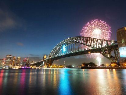 Spend New Year's Eve at the Quay in Sydney and soak up the fireworks.
