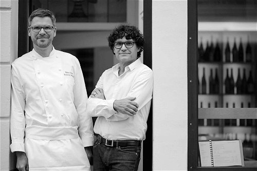 Broeding&nbsp;Chef, Manuel Reheis (left) and founder, Gottfried Wallisch.