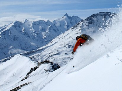 Freerider im Skigebiet Heiligenblut