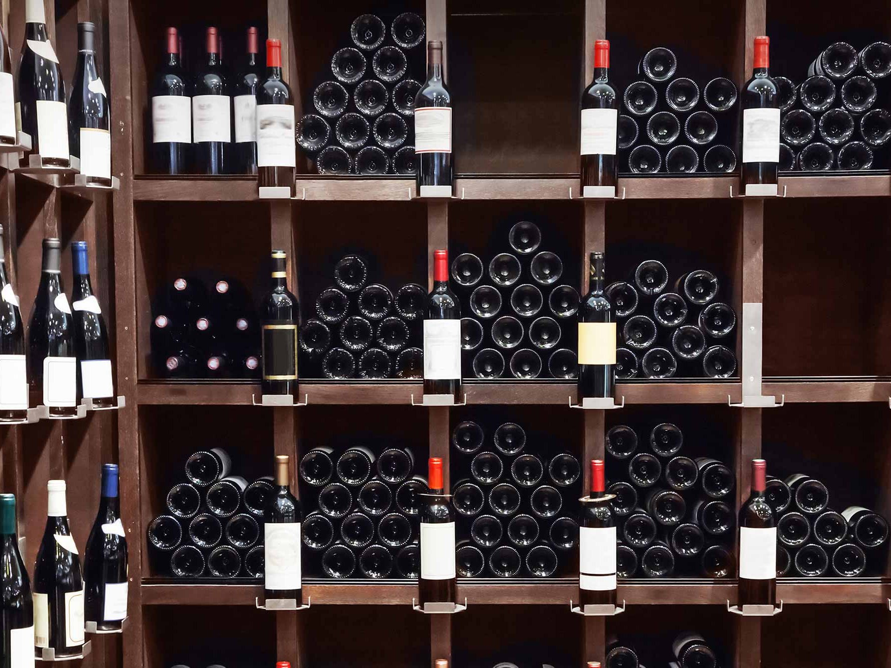 The price of wine sold in Ireland has risen.