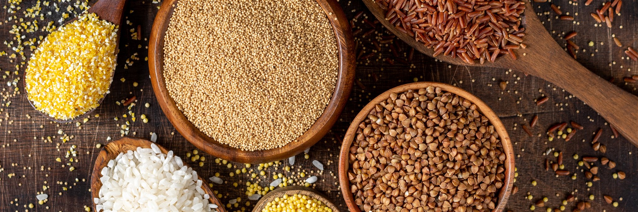 Six Alternative Grains beyond Wheat
