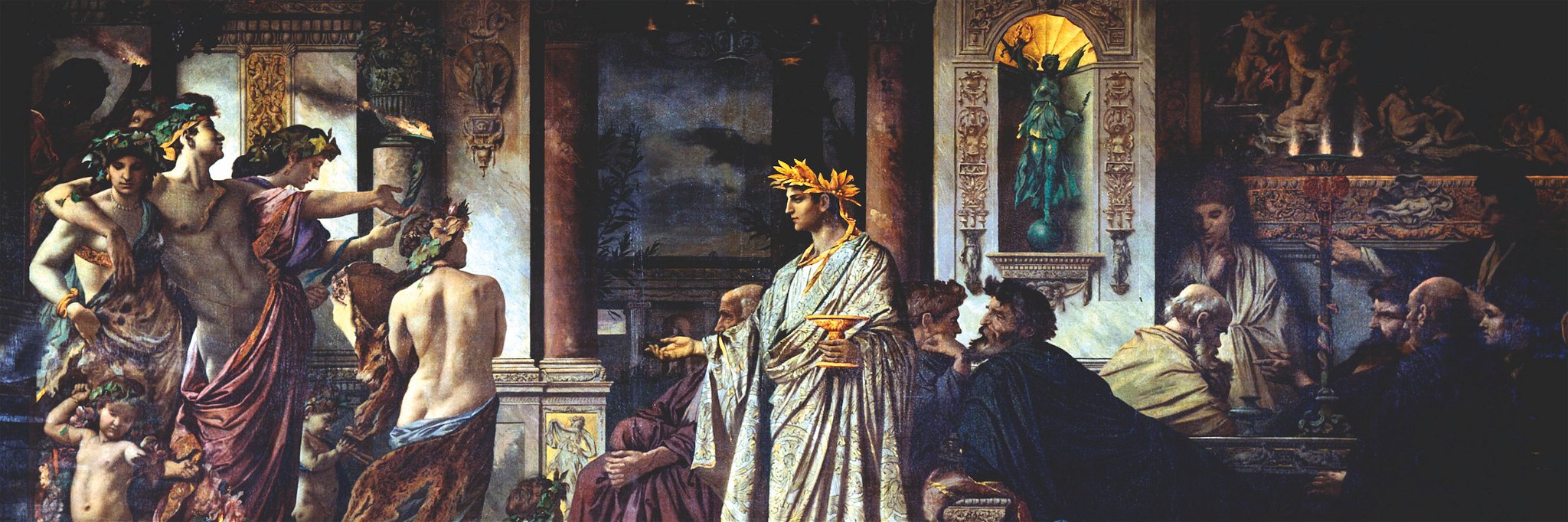 The Symposium by Anselm Feuerbach.