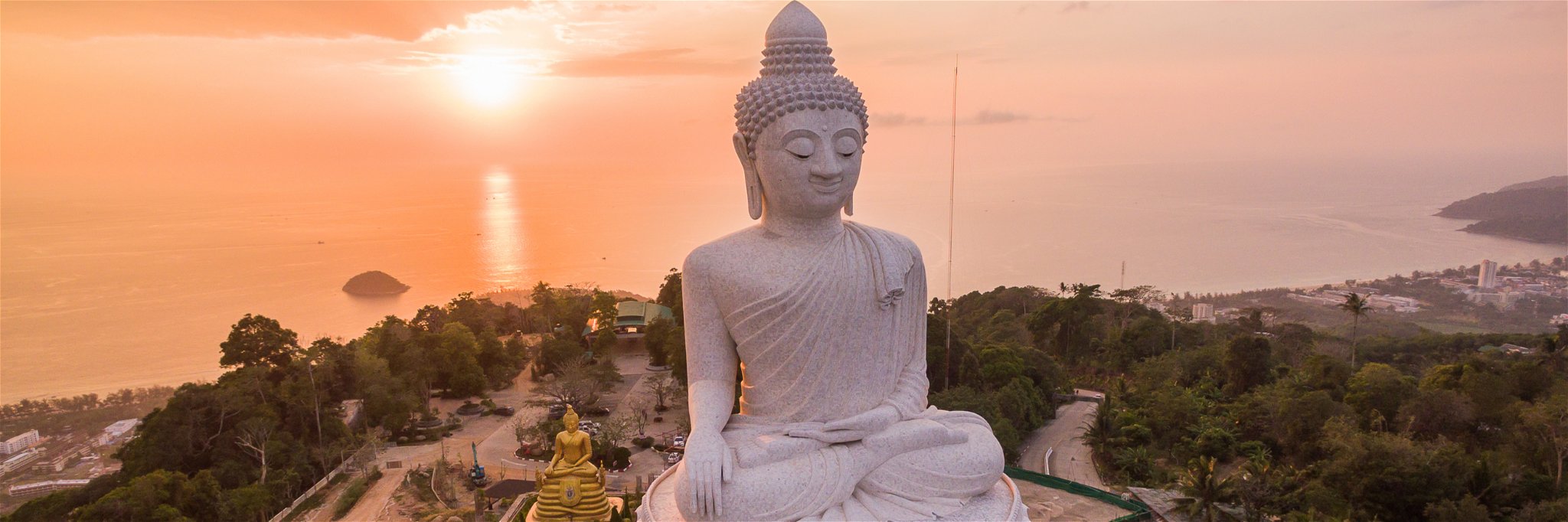 A statue of Buddha in Thailand's tourist mecca Phuket.