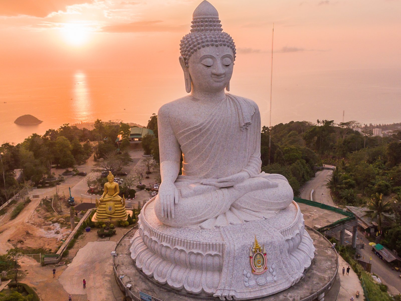 A statue of Buddha in Thailand's tourist mecca Phuket.