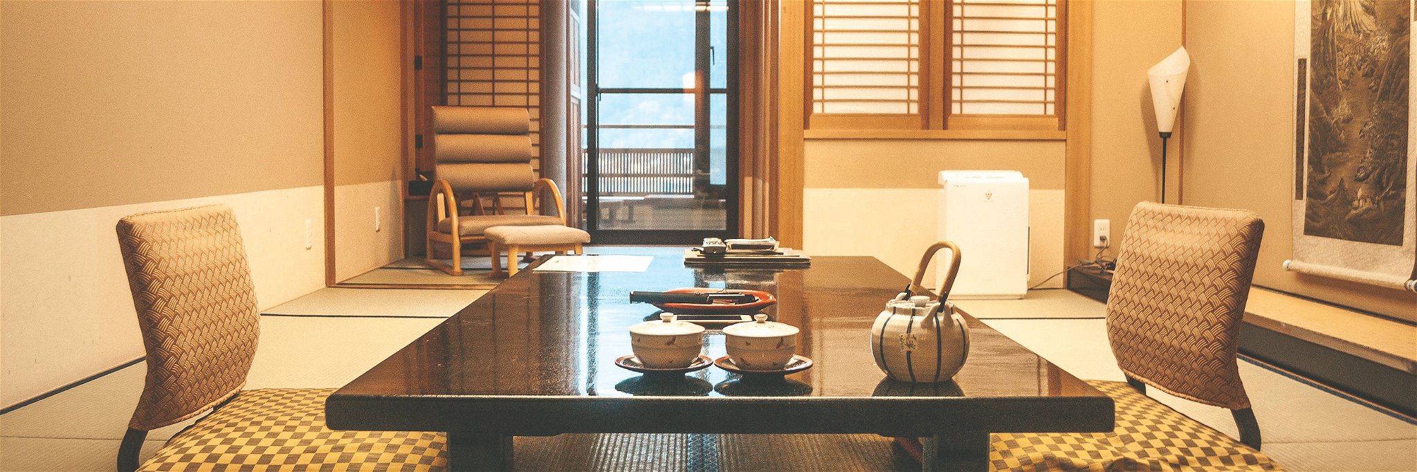 The scent of tatami mats is integral to the multi-sensory experience of a ryokan stay.