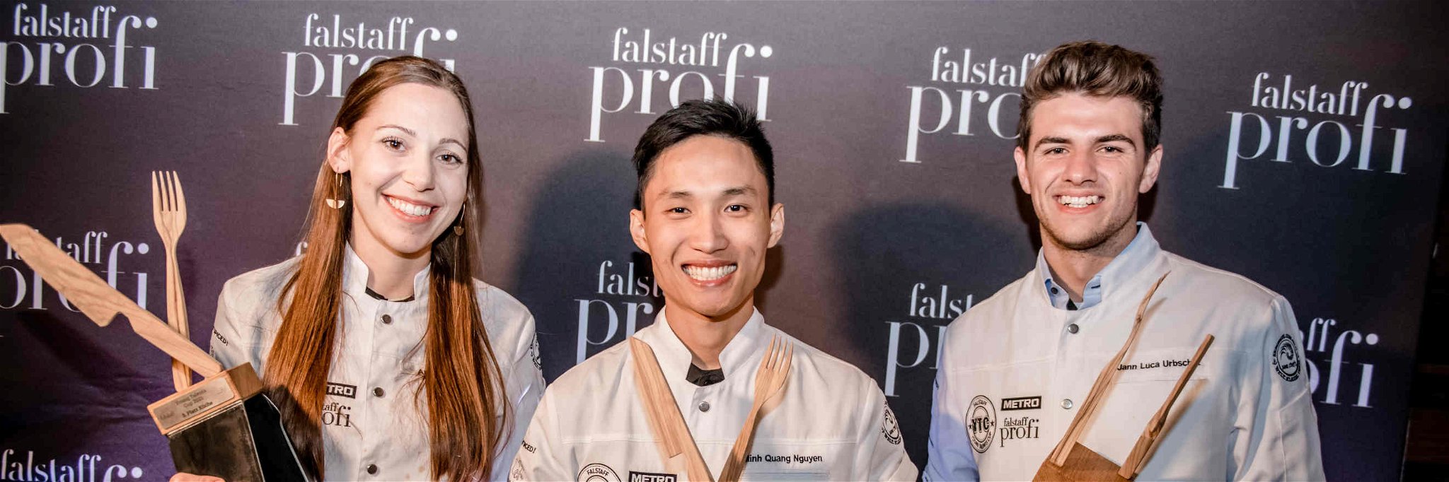 Die Sieger der »Küche« 2021: Anna Hofstätter, Minh Quang Nguyen und Jann Luca Urbschat