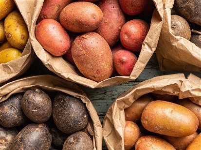 Different varieties of&nbsp;potatoes
