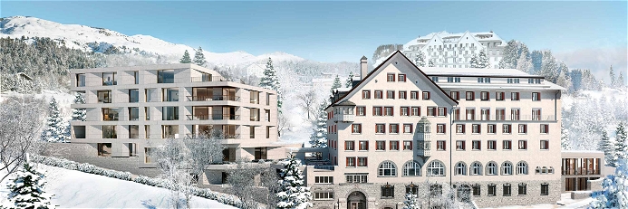 The historic St. Moritz hotel.&nbsp;