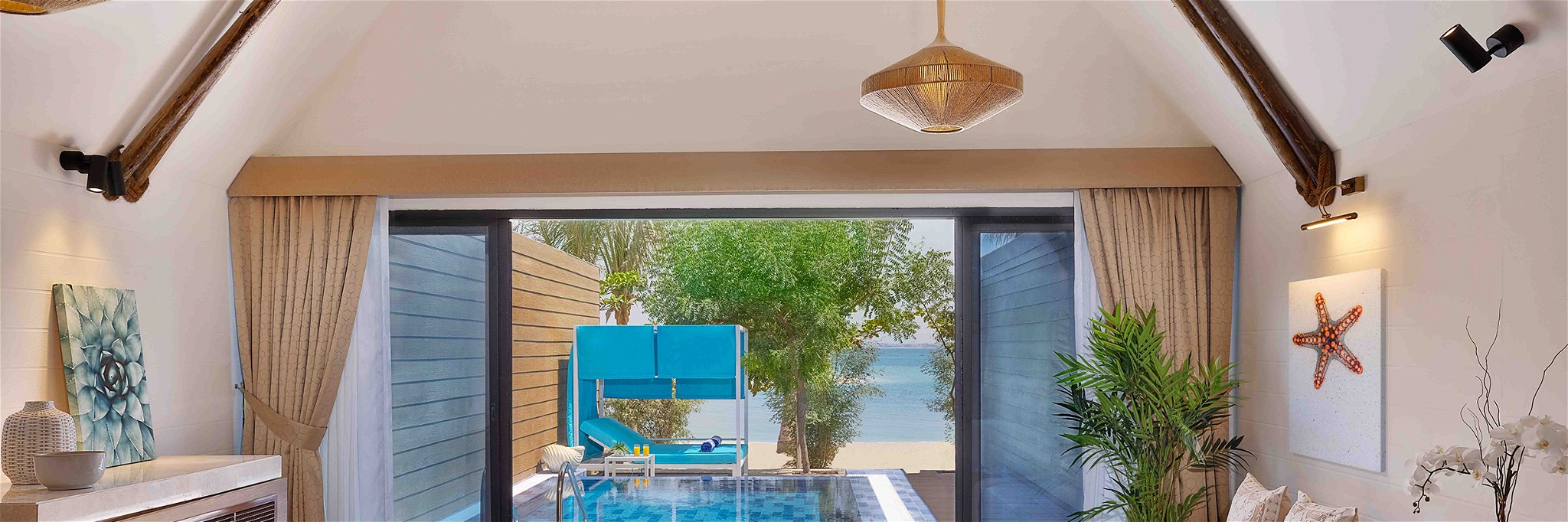 Villa im neuen Anantara-Resort auf der Insel vor Dubai.