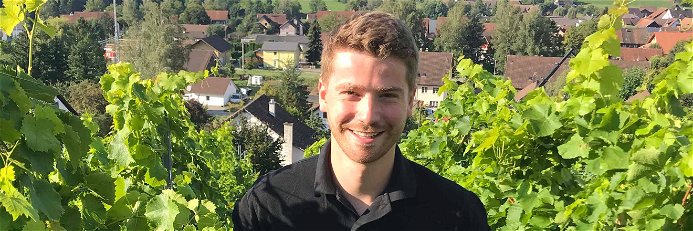 Fabio Schmid wurde zum beliebtesten Jungwinzer 2022 gewählt.