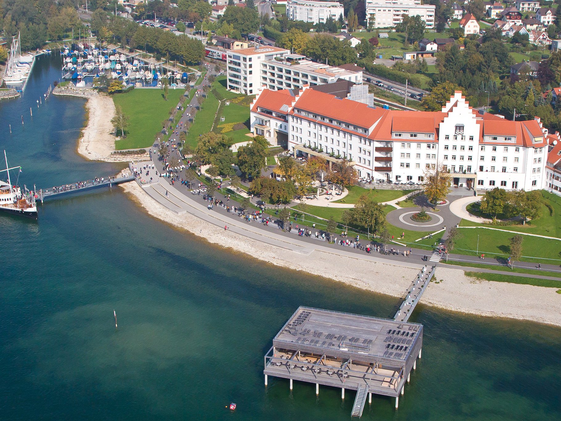 Hotel Kaiserstrand am Bodensee.